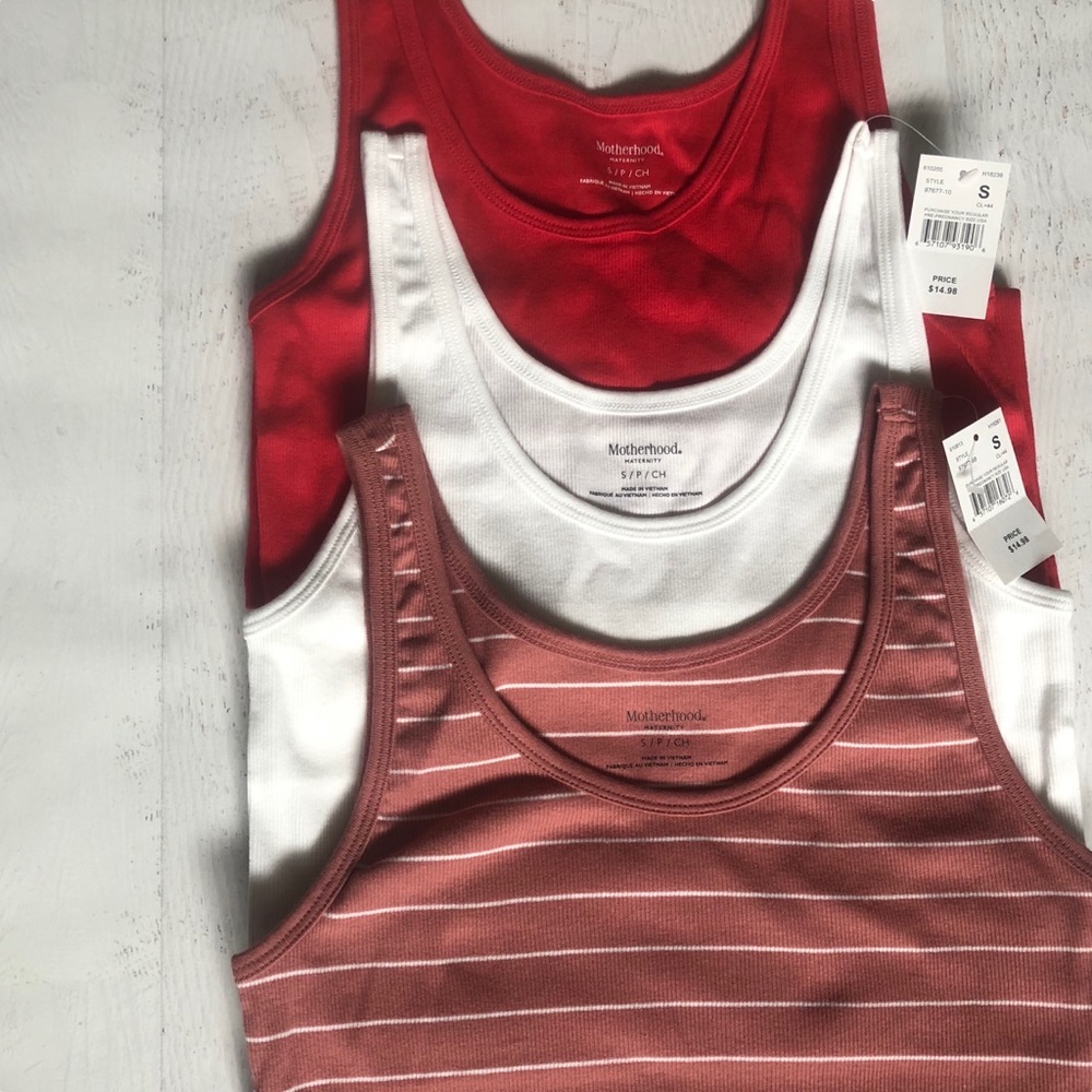 NWT Motherhood Maternity Tanks
